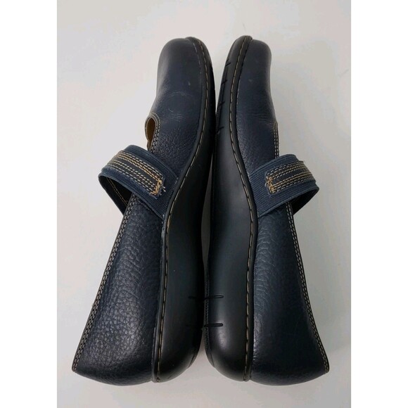 CLARKS Active Air Geraldine Womens 9 Mary Jane 81539 Navy Blue Leather Shoes - Picture 6 of 10